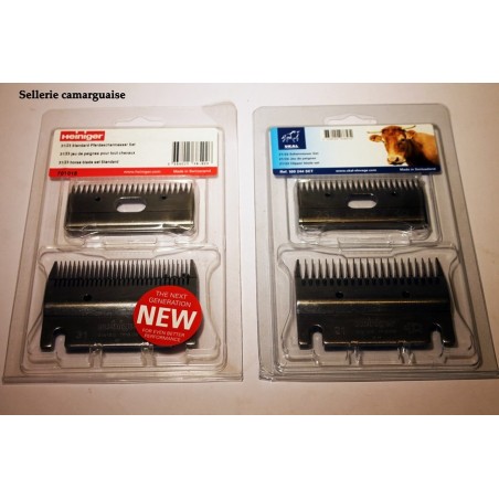 Jeu de peignes de tondeuse Heiniger