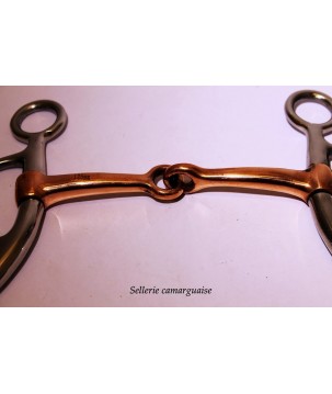 Mors western d'entrainement brisé cuivre