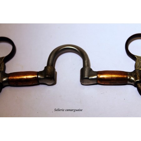 Mors western correcteur rouleaux cuivre