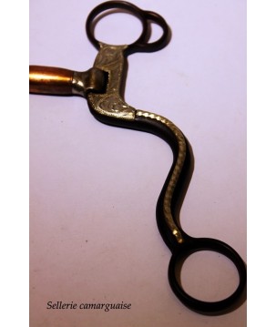 Mors western correcteur rouleaux cuivre