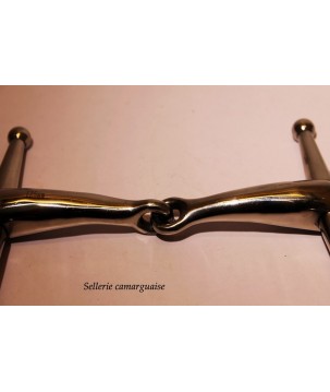 Mors Filet aiguille brisé, branches courtes