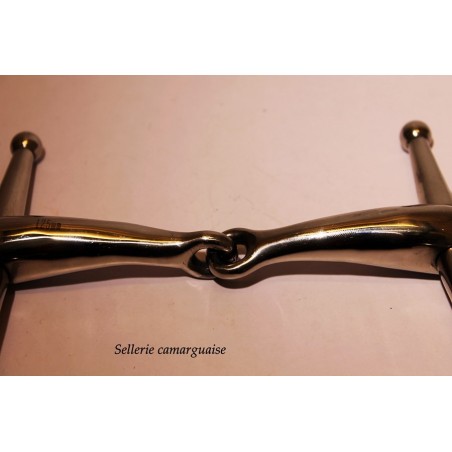 Mors Filet aiguille brisé, branches courtes