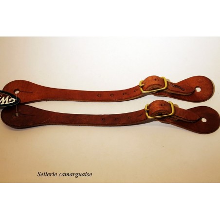 Lanières éperons western