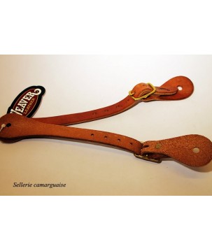 Lanières éperons western