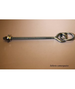 Anneau tige filetée