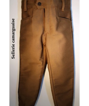 Pantalon de Gardian traditionnel enfant noisette