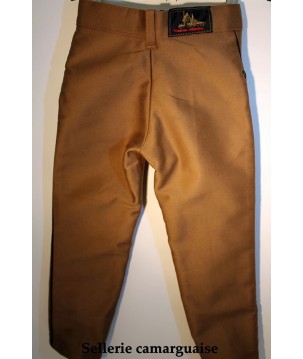 Pantalon de Gardian traditionnel enfant noisette
