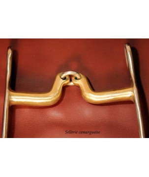 Mors Camargue ponté brisé cuivre