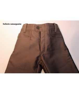 Pantalon de Gardian traditionnel enfant noisette