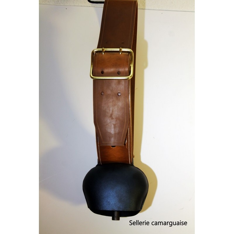 Collier cuir, largeur 80