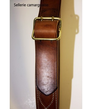 Collier cuir, largeur 50