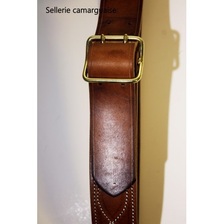 Collier cuir, largeur 50