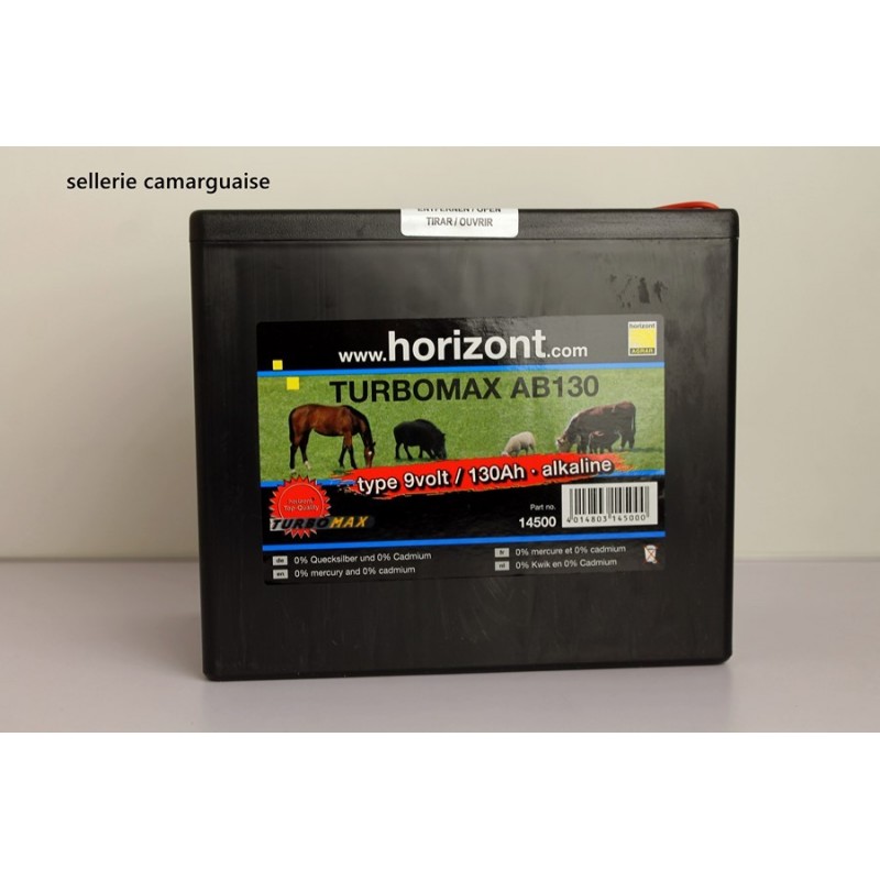 Pile alcaline 9V Turbomax 130AH