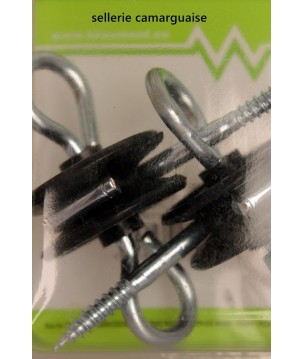 Isolateur double ancrage x2