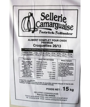 Aliment chien "sellerie camarguaise" 15kg