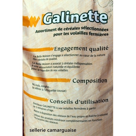 Aliment volailles Galinette 25kg