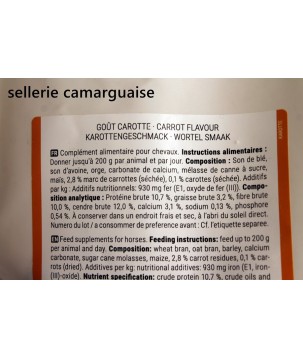 Bonbons chevaux, goût carotte 1 kg