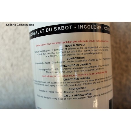 Onguent Soin complet du sabot, 1L