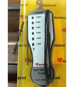 Testeur de clôture trapper 6 Leds