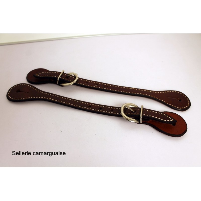 Lanières éperons western