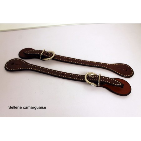 Lanières éperons western