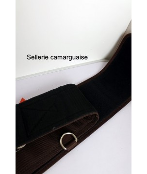 Sangle néoprène + attaches cuir