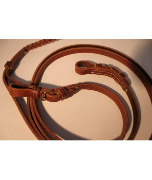 Rênes Camargue, cousues main