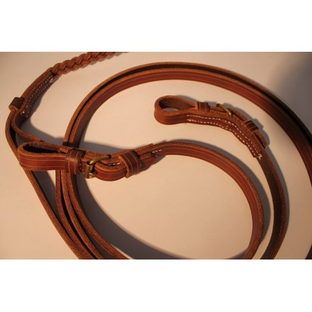 Rênes Camargue, cousues main