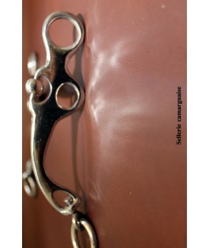 Mors Camargue Pelham fixe, inox ou cuivre