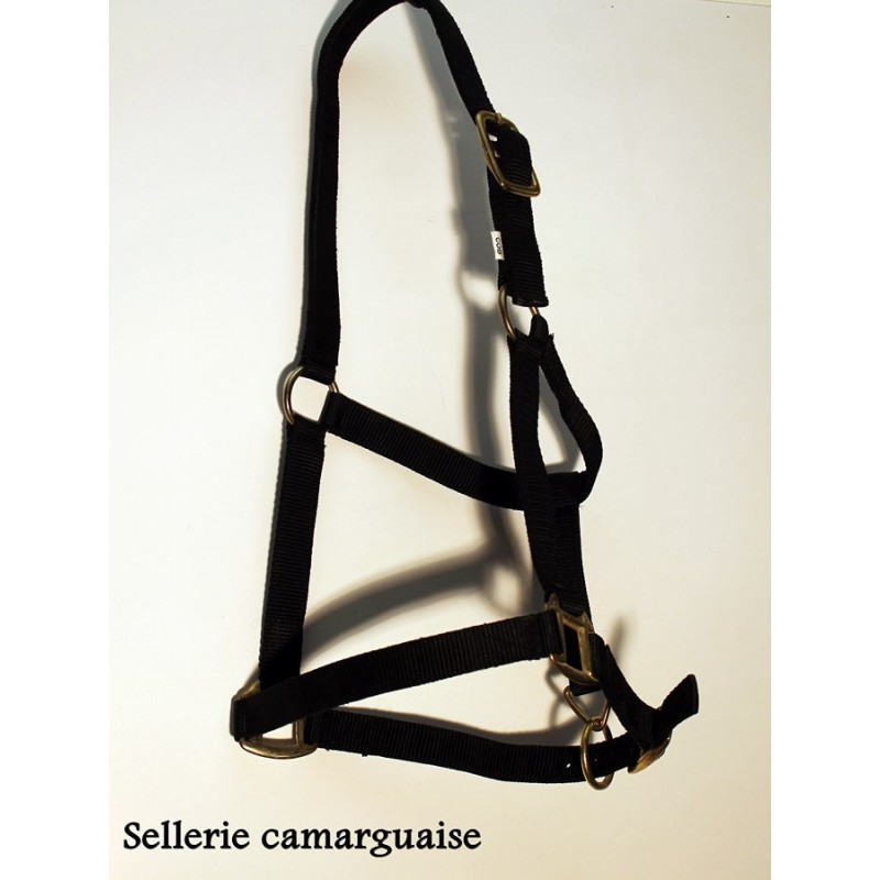 Licol nylon doublé cuir Licol nylon doublé cuir