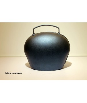 Cloche  acier bombé, Black Blue