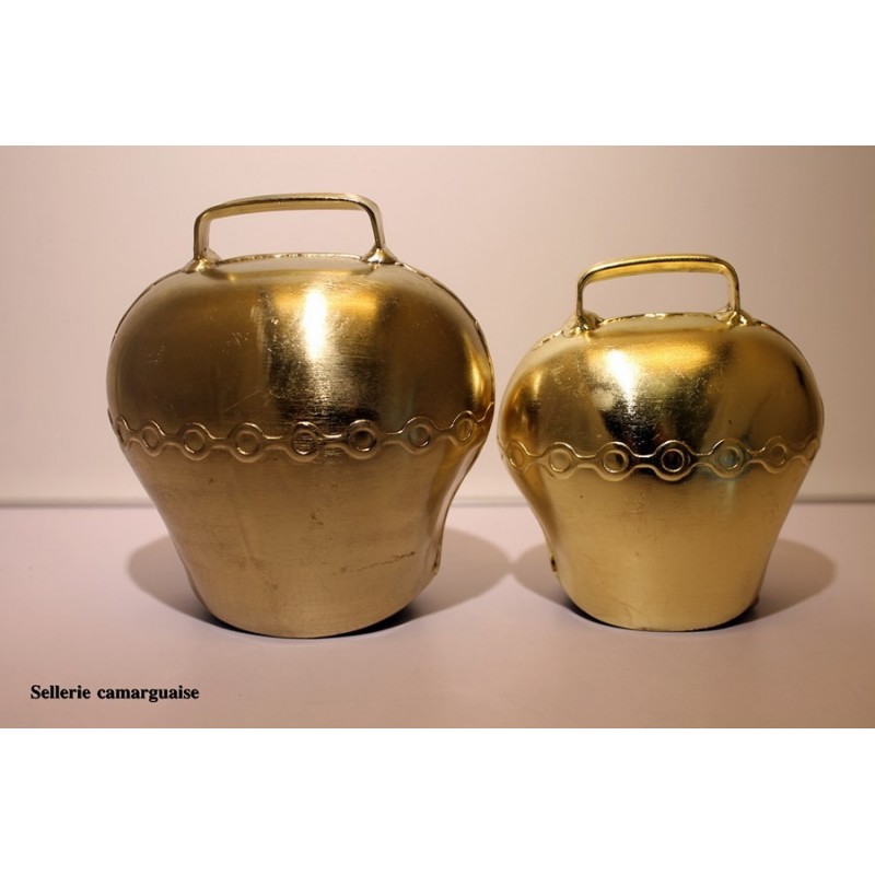 cloche acier bombé, couleur bronze