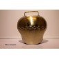 cloche acier bombé, couleur bronze