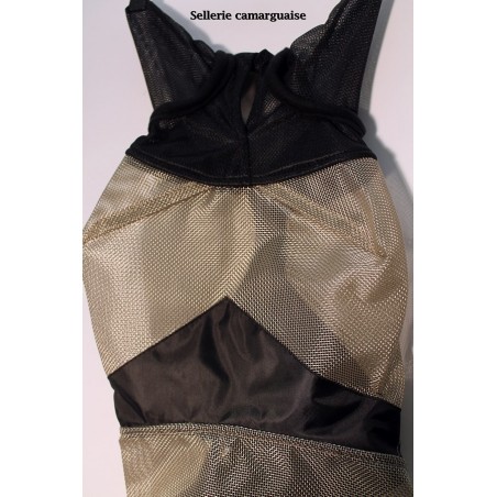 Bonnet, masque anti-mouches filet épais