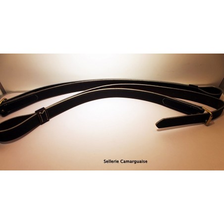 Etrivières, cuir chrome