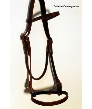 Bride Camargue, cousue machine