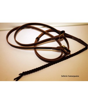 Rênes Camargue, cousues machine