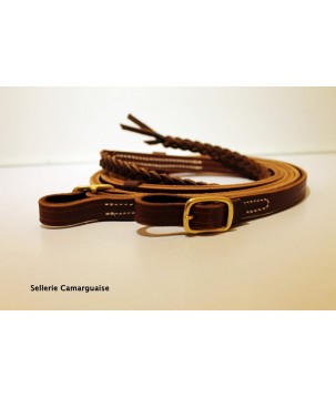 Rênes Camargue, cousues machine