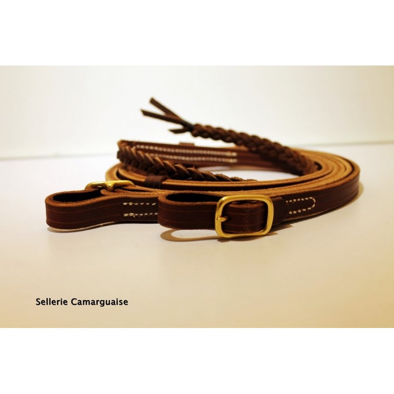 Rênes Camargue, cousues machine