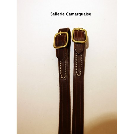 Rênes fouet lacet à boucles ou mousquetons