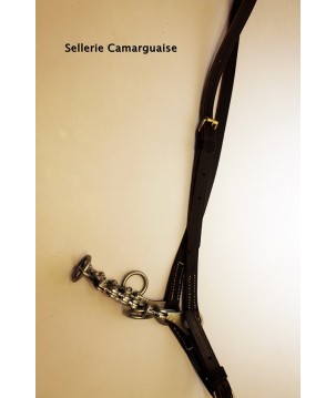 Caveçon Camargue chaine inox,cousu main