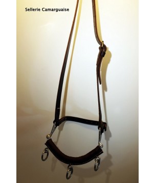 Caveçon Camargue chaine inox,cousu main