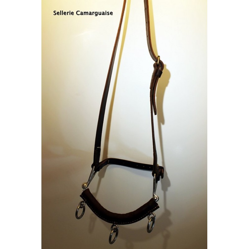 Caveçon Camargue chaine inox,cousu main