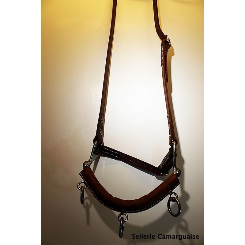 Caveçon Camargue chaine inox, cousu machine