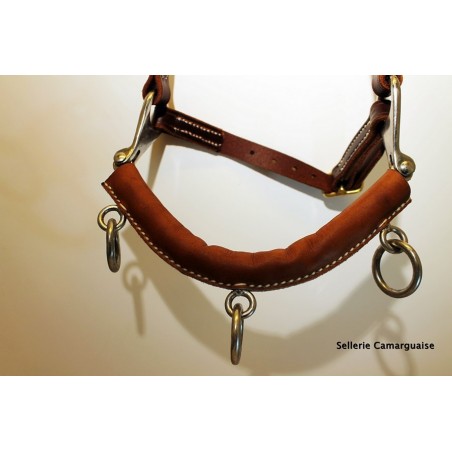 Caveçon Camargue chaine inox, cousu machine