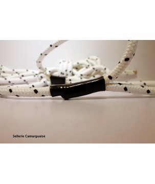 Coussane Camargue, finition gaine noire