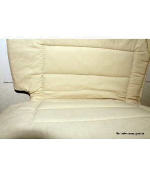 Couverton Camargue, toile damier, nez coupé