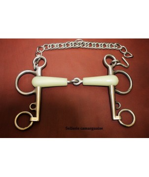 Mors Pelham flexi, brisé ou fixe