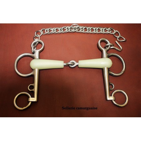 Mors Pelham flexi, brisé ou fixe