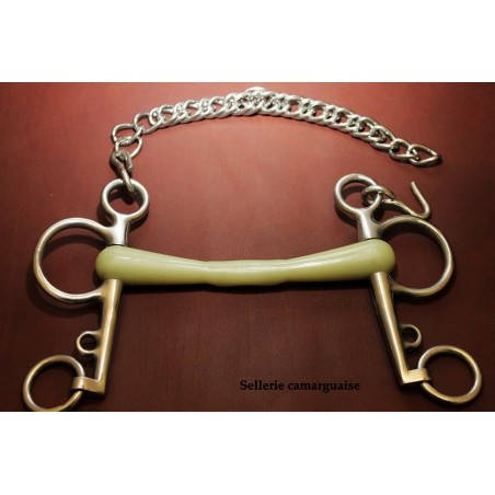 Mors Pelham " Flexi", brisé ou droit